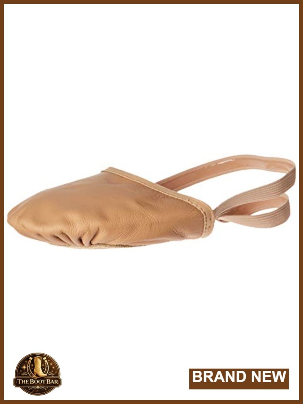 Eclipse Leather Half Sole Dance Shoes Ballet Flats